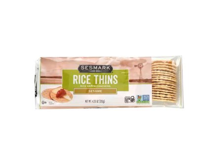 SESMARK SESAME RICE THINS 4.2oz Discount