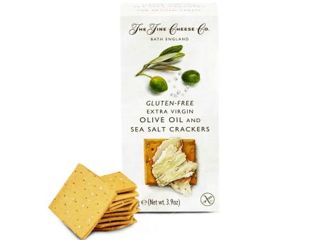 THE FINE CHEESE COMPANY GLUTEN FREE OLIVE OIL & SEA SALT CRACKERS 100g For Discount