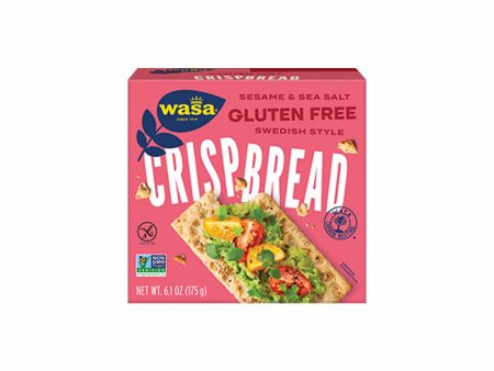 WASA GLUTEN FREE SESAME & SEA SALT CRISPBREADS 6.1oz Online Hot Sale