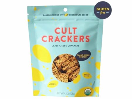 CULT GLUTEN FREE CLASSIC SEED CRACKERS 128g For Cheap