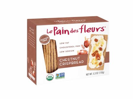 LE PAIN DES FLEURS GLUTEN FREE CHESTNUT CRISPBREAD 4.4oz Fashion