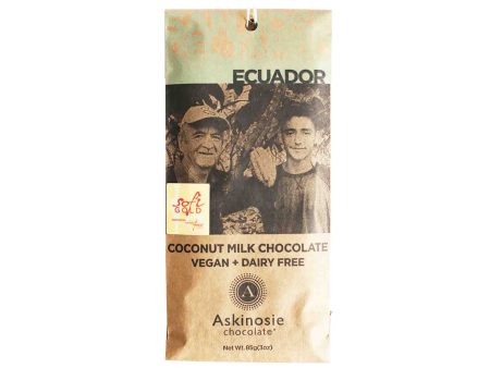 ASKINOSIE ECUADOR 52% COCONUT MILK CHOCOLATE 85g Supply