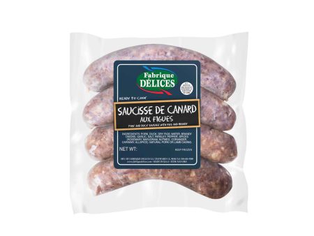 FABRIQUE DELICES DUCK SAUSAGE WITH FIGS For Cheap