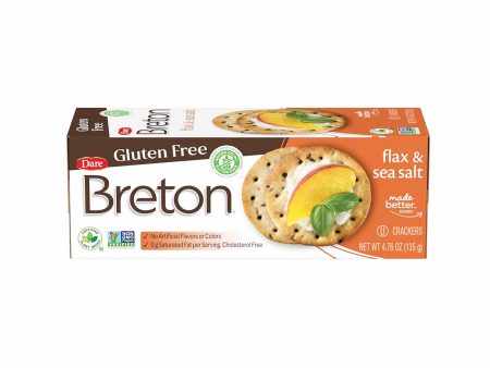 BRETON GLUTEN FREE ORIGINAL WITH FLAX 4.76oz Online Hot Sale