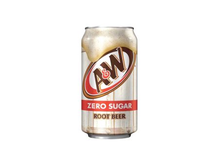 A&W ROOT BEER ZERO SUGAR SODA 12oz Cheap