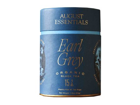 AUGUST ESSENTIALS EARL GREY ORGanic BLACK TEA 1.8oz Discount