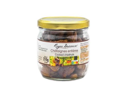 ROGER DESCOURS WHOLE COOKED CHESTNUTS 210g For Discount