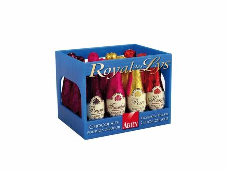 ABTEY LIQUEUR FILLED MINI CHOCOLATE BOTTLES CRATE 108g For Cheap