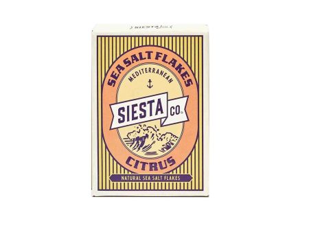 SIESTA SEA SALT FLAKES CITRUS 4.4oz Fashion