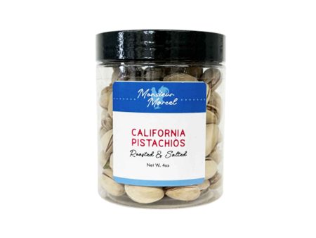 MONSIEUR MARCEL CALIFORNIA PISTACHIO NUTS 4oz For Discount