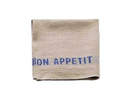 CHARVET EDITIONS BON APPETIT PLACEMAT - KHAKI BLUE For Cheap