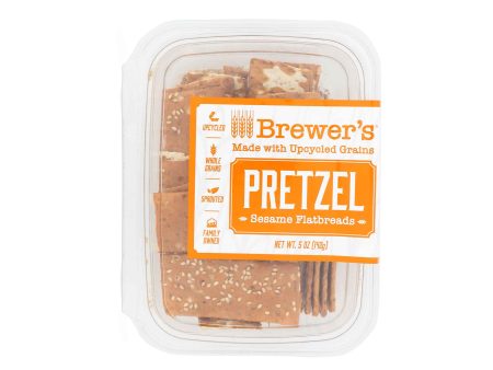 BREWERS SESAME PRETZEL FLATBREAD 5oz For Discount