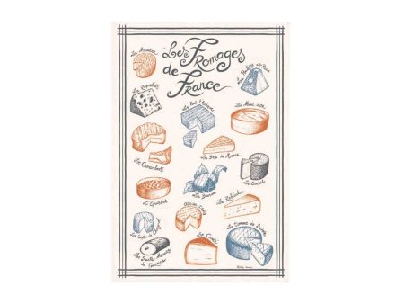 WINKLER FRENCH CHEESE TEA TOWEL - ECRU Supply