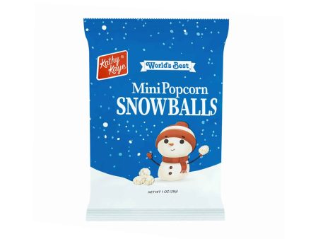 KATHY KAYE MINI POPCORN SNOWBALLS 28g Online now