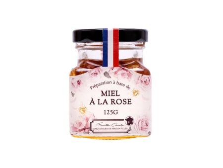 LES ABEILLES DE MALESCOT X LA COMPTOIR DE LA ROSE MIEL A LA ROSE HONEY 125g Cheap