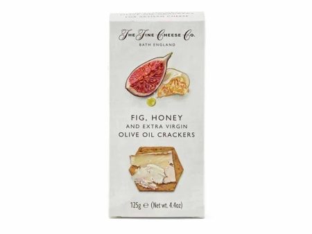 THE FINE CHEESE CO. FIG, HONEY & OLIVE OIL CRACKERS 125g For Sale