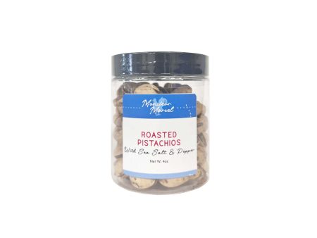 MONSIEUR MARCEL SEA SALT & PEPPER PISTACHIOS 4oz Supply