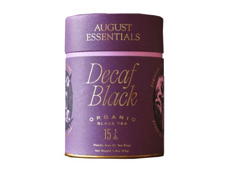 AUGUST ESSENTIALS DECAF BLACK ORGanic BLACK TEA 1.8oz Sale