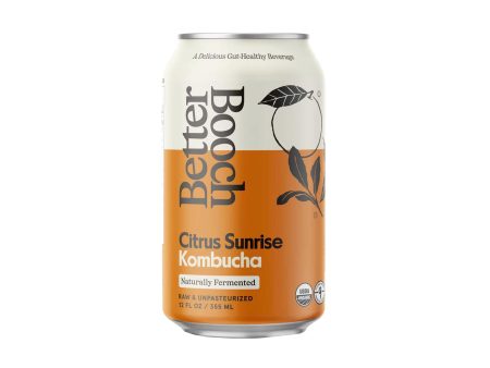 BETTER BOOCH CITRUS SUNRISE KOMBUCHA 12oz Online Sale