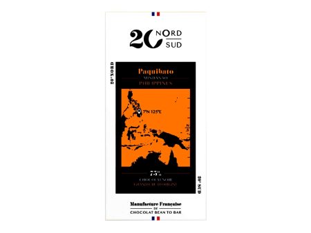 20 NORTH 20 SOUTH PAQUIBATO PHILIPPINES GRAND CRU 75% DARK CHOCOLATE 60g Supply