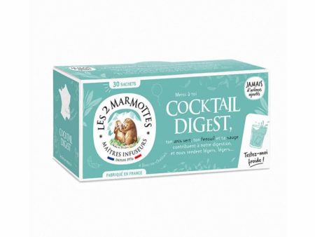 2 MARMOTTES COCKTAIL DIGEST TEA BAGS 55g Discount