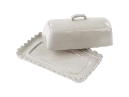 Scalloped Butter Dish Online