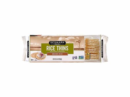 SESMARK BROWN RICE THINS 3.5oz Cheap