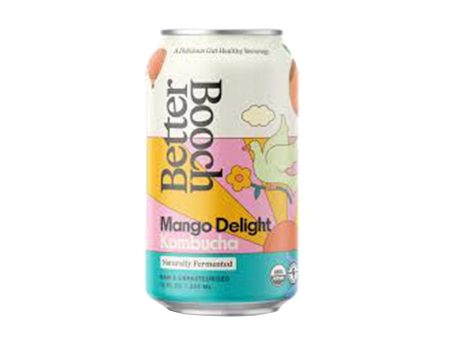 BETTER BOOCH MANGO DELIGHT KOMBUCHA 12oz Online Hot Sale