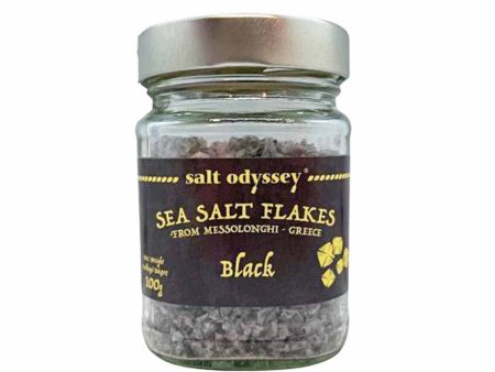 ODYSSEY SEA SALT FLAKES WITH SQUID INK 100g For Cheap