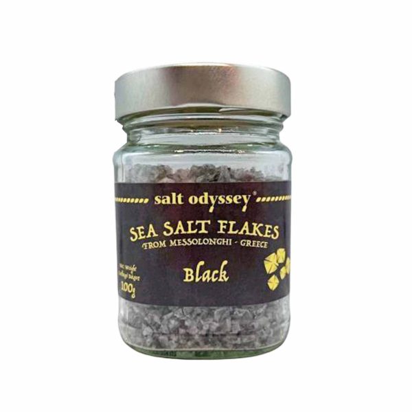 ODYSSEY SEA SALT FLAKES WITH SQUID INK 100g For Cheap