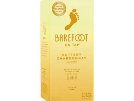 Barefoot On Tap Buttery Chardonnay - 3L on Sale