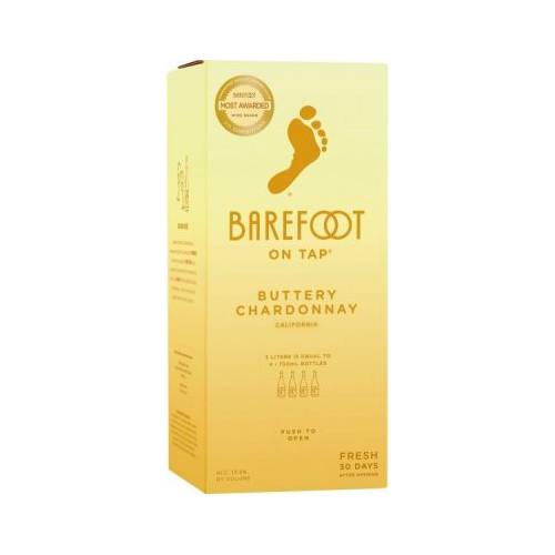 Barefoot On Tap Buttery Chardonnay - 3L on Sale