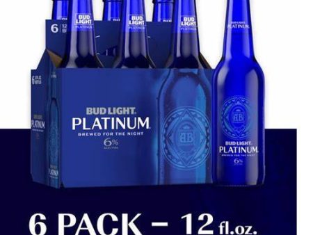 Bud Light Platinum 6 Pack, 12 FL OZ Bottles Online Hot Sale